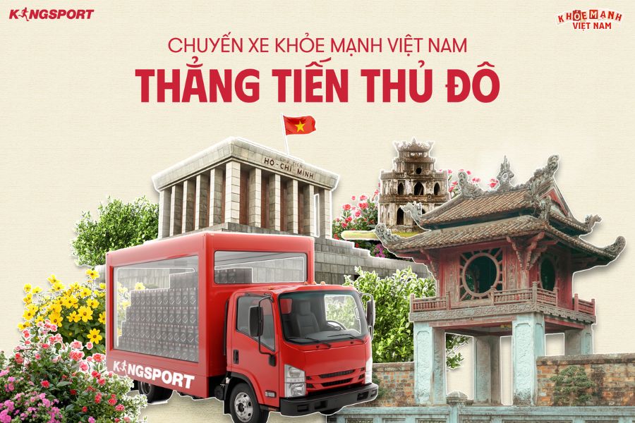 CHUYẾN XE SỨC KHỎE KINGSPORT TIẾN THẲNG THỦ ĐÔ: VIẾT TIẾP CÂU CHUYỆN TRI ÂN GIỮA MÙA THU LỊCH SỬ
